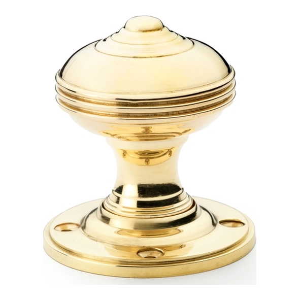 AW304-50-UB • Unlacquered Brass • Alexander & Wilks Romeo Mortice Knobs